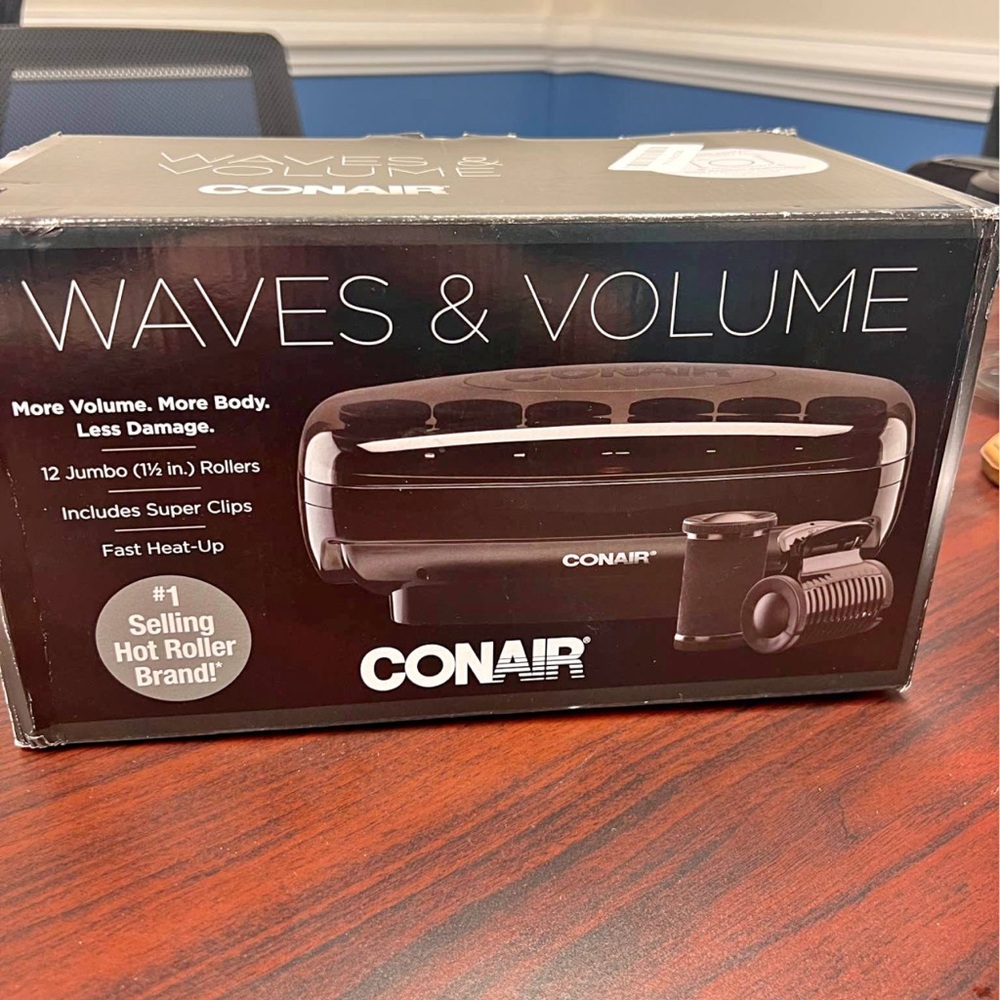 Waves & Volume Jumbo Hot Roller Set in Black